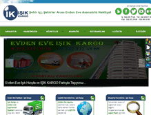 Tablet Screenshot of isikkargo.com